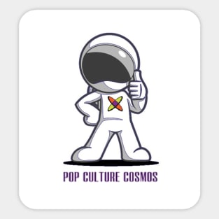 Pop Culture Cosmos Logo Sticker